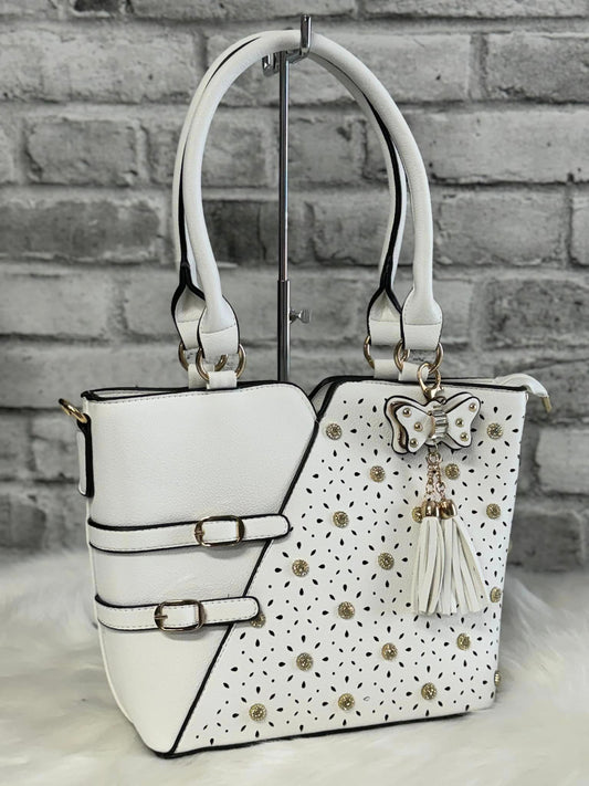 Small White Handbag/Shoulder Bag