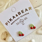 "Pomona" Porcelain Cherry Stud Earrings