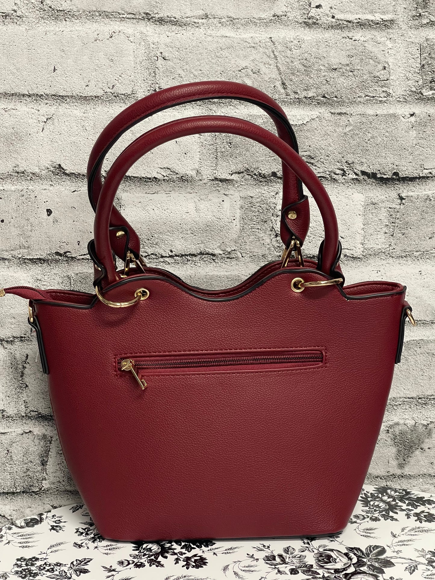 Large Wine Handbag/Shoulder Bag