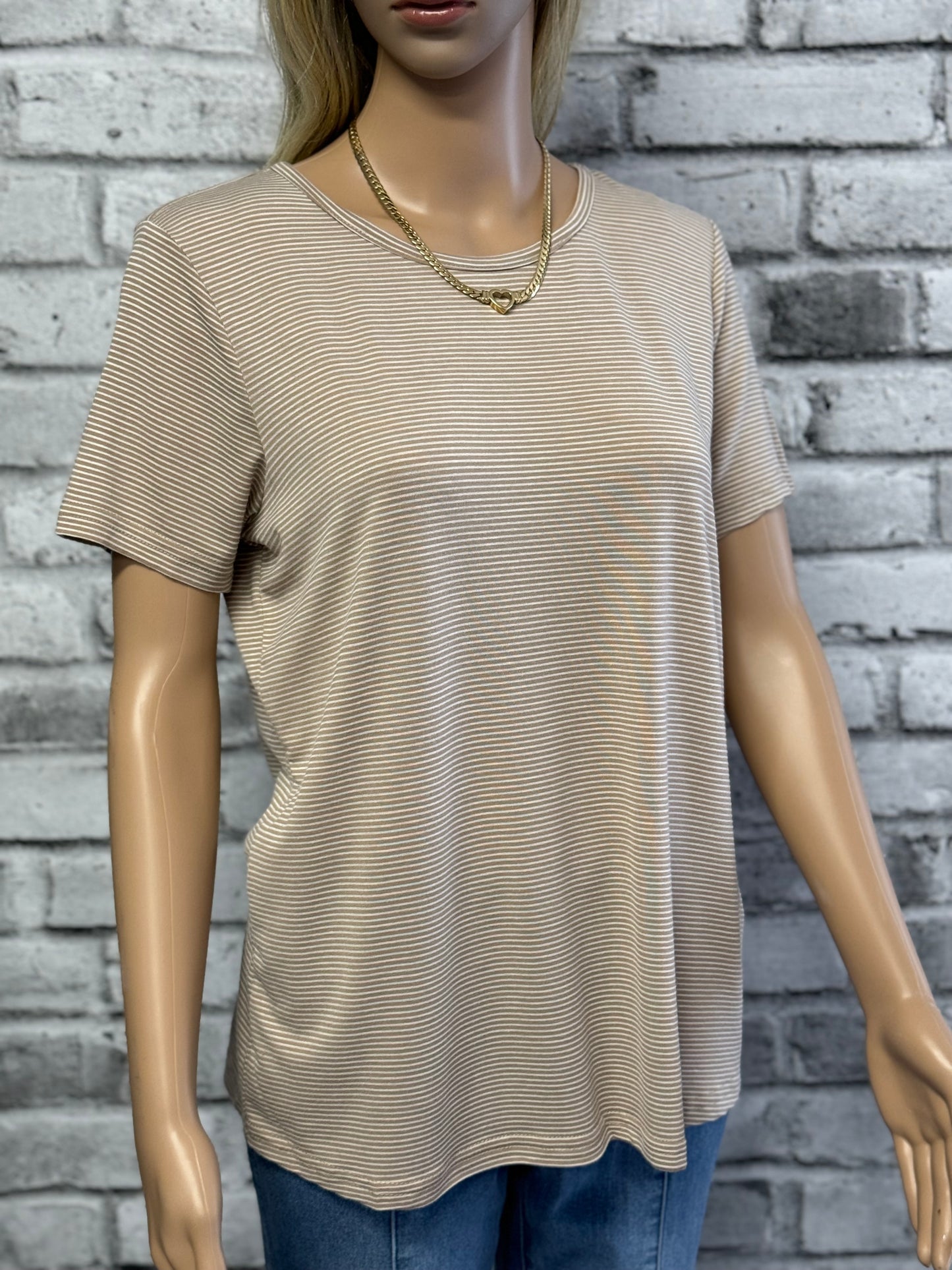 Brown Stripe T-Shirt