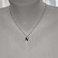 "Koons" Balloon Dog Charm Necklace in Silver