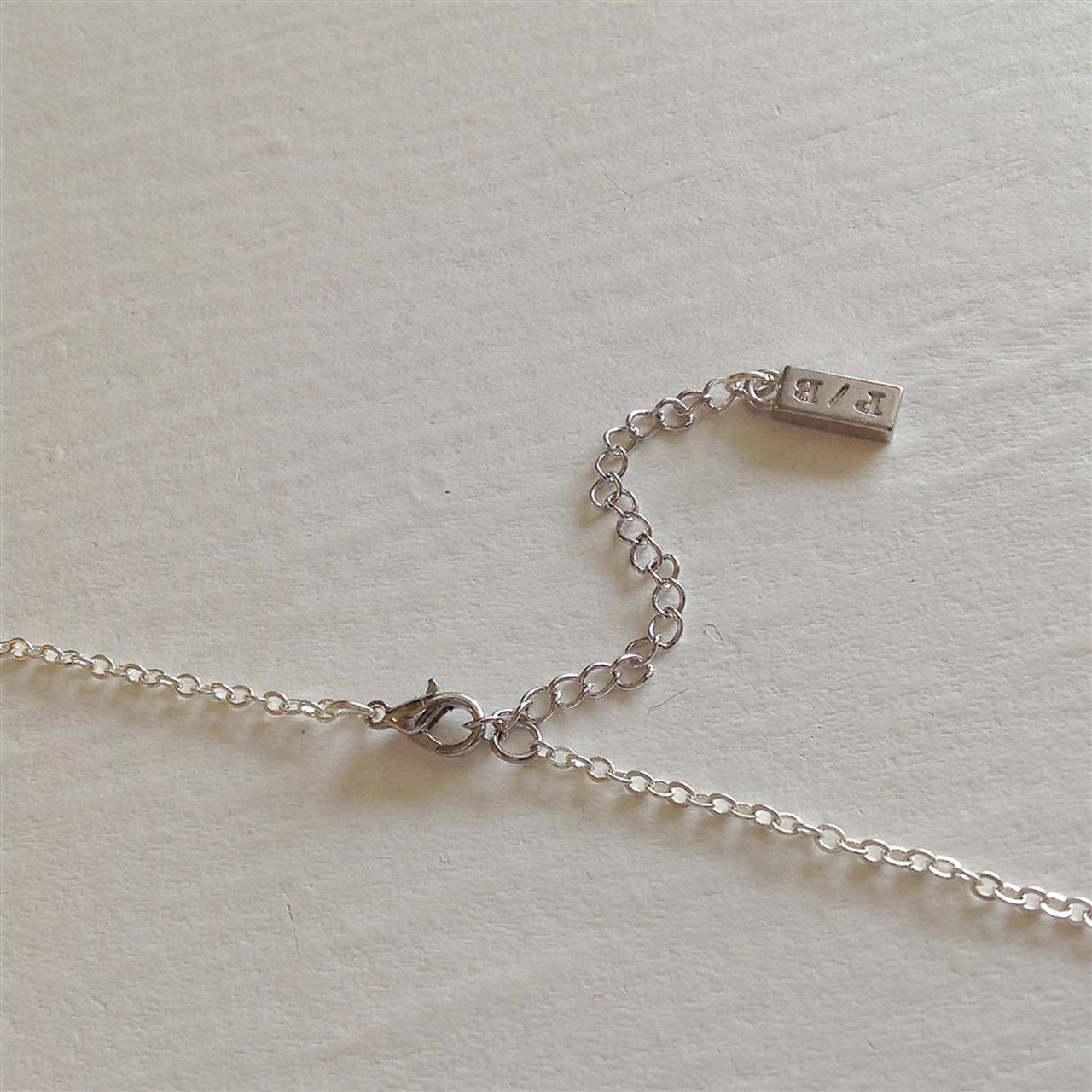 "Jet Set" Airplane Charm Necklace in Silver