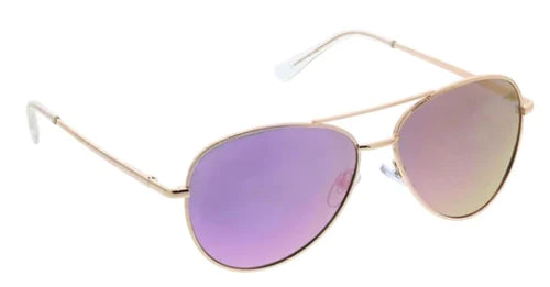Ultraviolet Pink/Gold Sunglasses