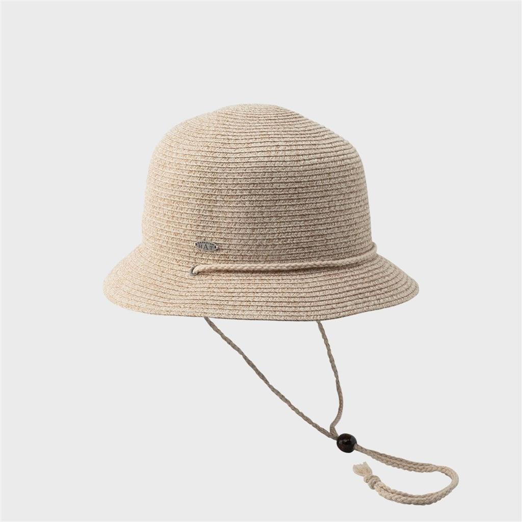 Cyntia Short Cloche Hat Natural Mix