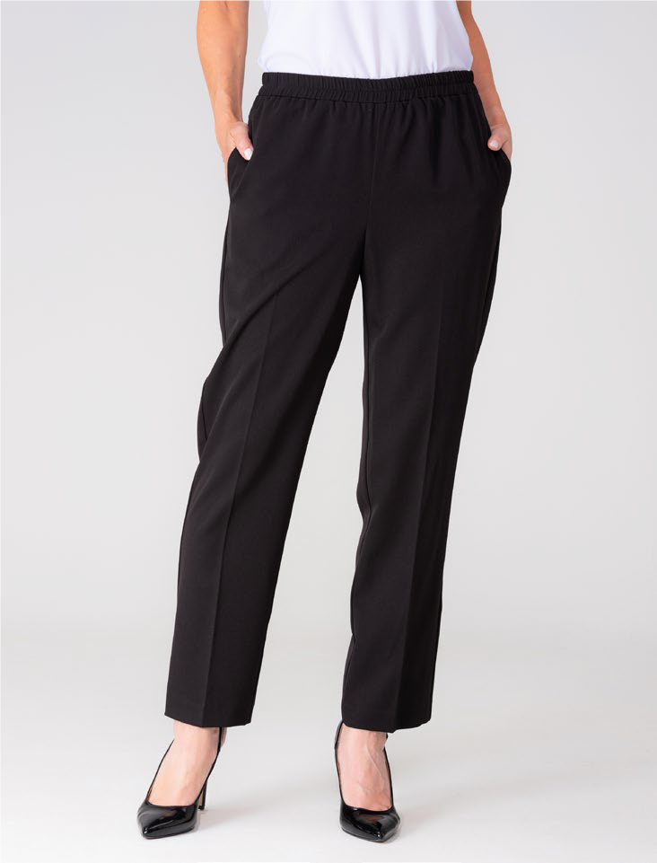 Ladies Classic Black Suit Pants