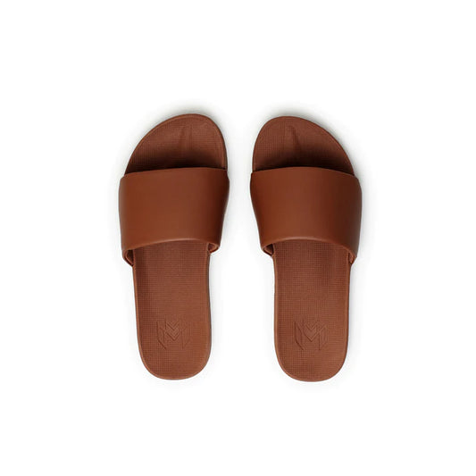 Slaya - Cocoa Solid Sandals