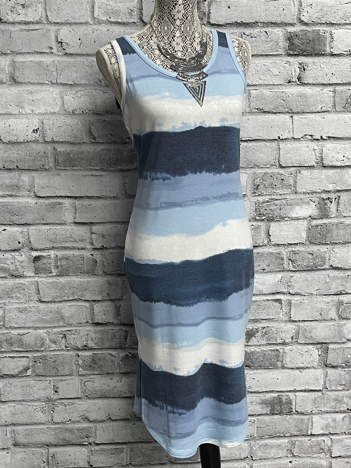 Sleeveless Midi Tank Dress