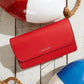 Le Layla - Chain Wallet in Cherry.**Regular $82.99 Now $44.99**